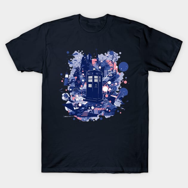 dr who T-Shirt by a cat cooking